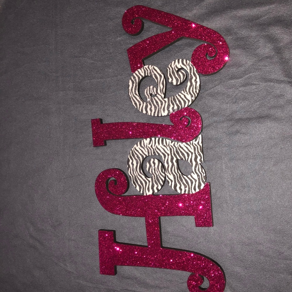 Glitter Name Sign